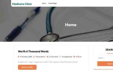 Medicare Clinic (screenshot desktop)