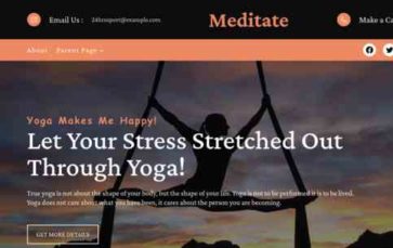 Meditate (screenshot desktop)