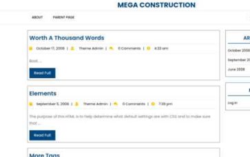 Mega Construction (screenshot desktop)