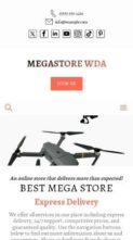 MegaStore WDA (screenshot mobile)