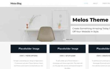 Melos Blog (screenshot desktop)