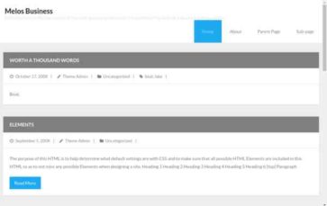 Melos Business (screenshot desktop)