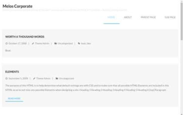 Melos Corporate (screenshot desktop)