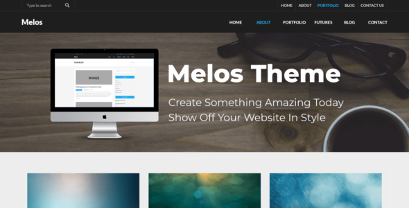 Melos Dark (WordPress)