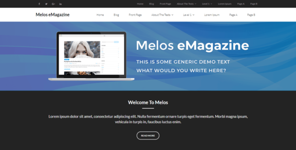 Melos eMagazine (WordPress)