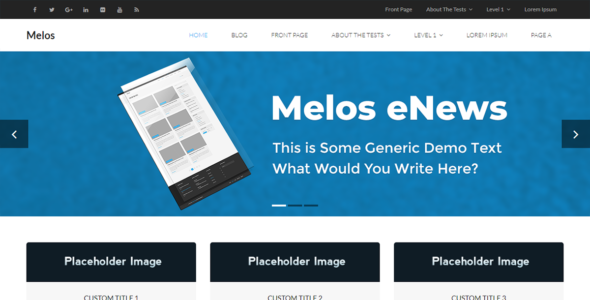Melos eNews (WordPress)