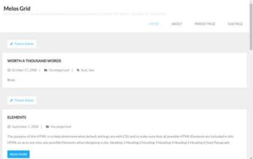 Melos Grid (screenshot desktop)