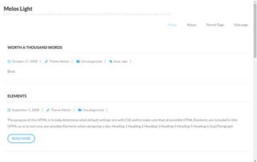 Melos Light (screenshot desktop)