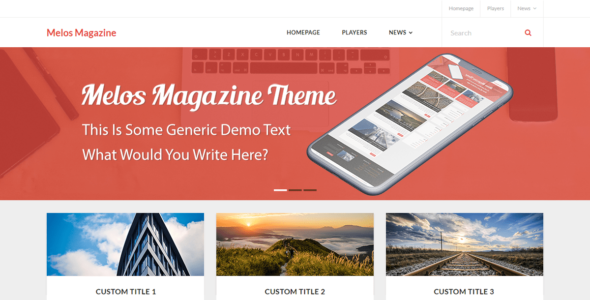Melos Magazine (WordPress)