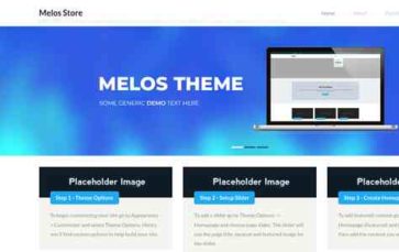 Melos Store (screenshot desktop)