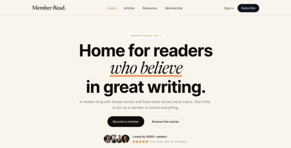 Member Read (WordPress)