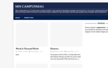 MH CampusMag (screenshot desktop)