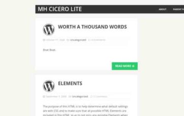 MH Cicero Lite (screenshot desktop)