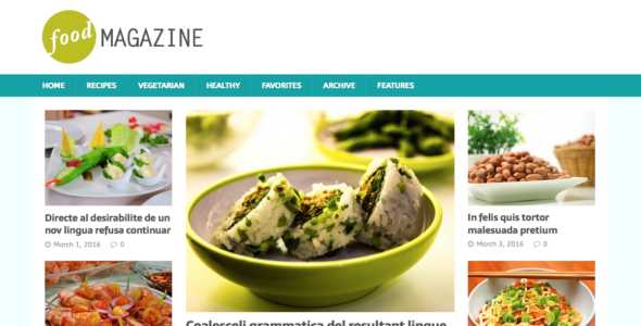 MH FoodMagazine (WordPress)