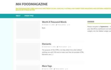MH FoodMagazine (screenshot desktop)