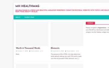 MH HealthMag (screenshot desktop)
