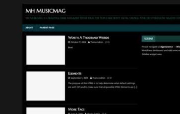 MH MusicMag (screenshot desktop)