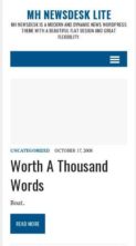 MH Newsdesk Lite (screenshot mobile)