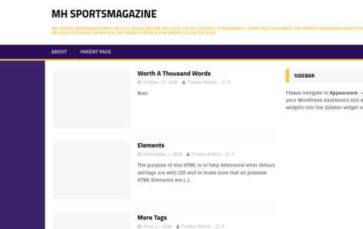 MH SportsMagazine (screenshot desktop)
