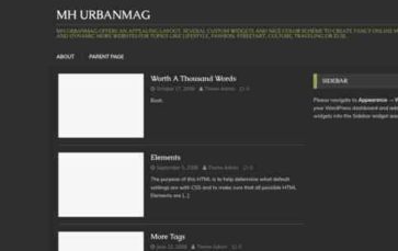 MH UrbanMag (screenshot desktop)