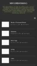 MH UrbanMag (screenshot mobile)