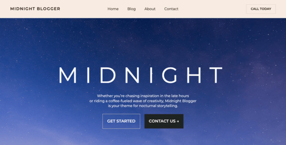 Midnight Blogger (WordPress)