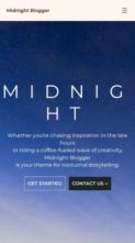 Midnight Blogger (screenshot mobile)