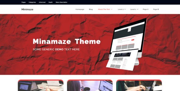 Minamaze Biz (WordPress)