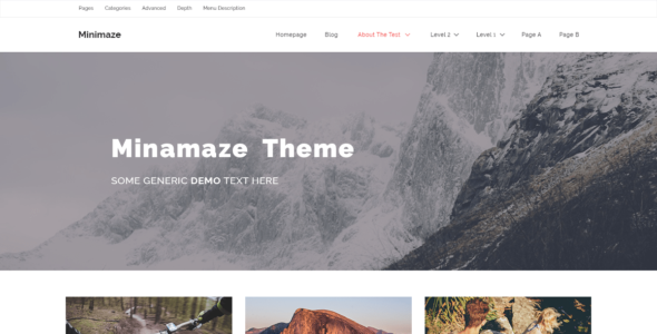 Minamaze Blog (WordPress)