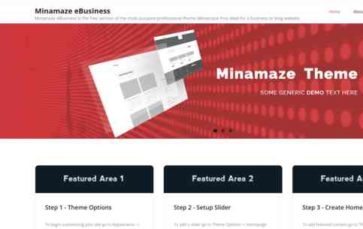 Minamaze eBusiness (screenshot desktop)