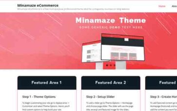 Minamaze eCommerce (screenshot desktop)