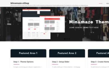 Minamaze eShop (screenshot desktop)