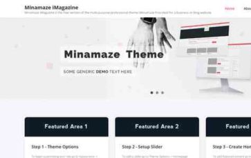 Minamaze iMagazine (screenshot desktop)