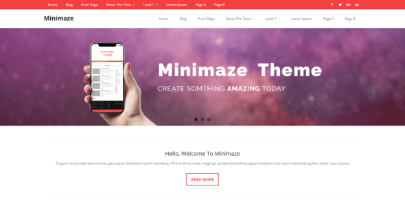 Minamaze Magazine (WordPress)