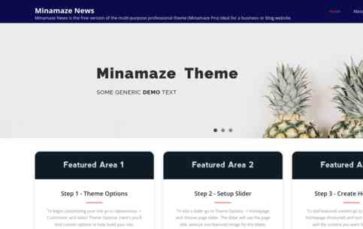 Minamaze News (screenshot desktop)