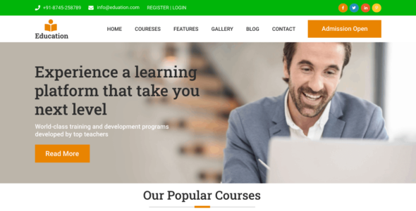 Minimal Education (WordPress)