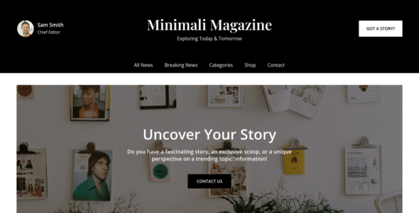 Minimali Magazine (WordPress)