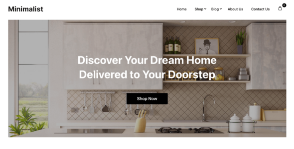 Minimalist eCommerce (WordPress)