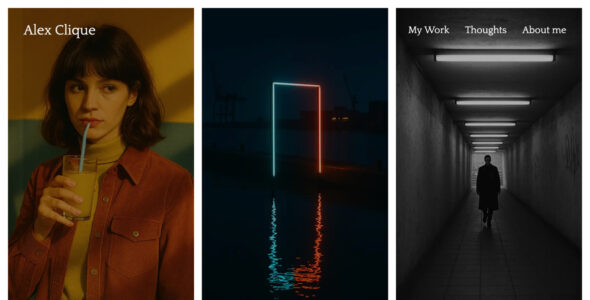 Minimalist Photography Portfolio (WordPress)