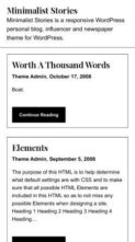 Screenshot Mobile Minimalist Stories (screenshot mobile)