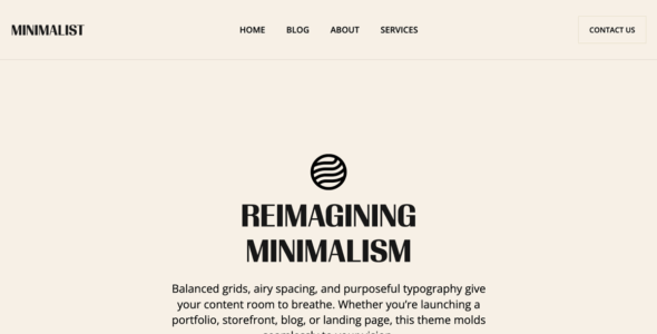Minimalist (SuperbThemes) (WordPress)