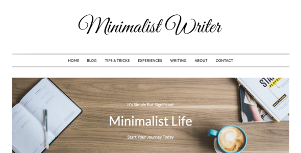 Minimalist Writer (WordPress)