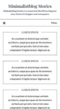 Minimalistblog Stories (screenshot mobile)