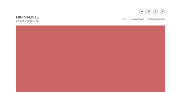 Minimaliste (WordPress)