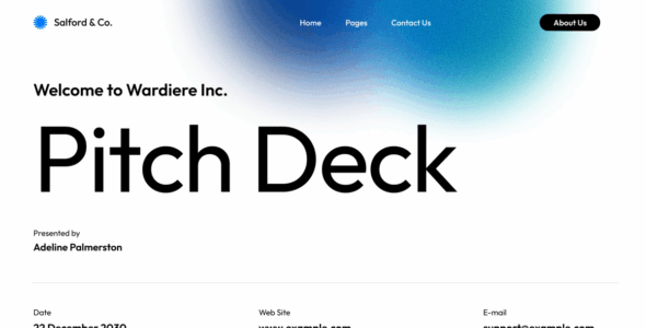 Minimalistic Portfolio (WordPress)