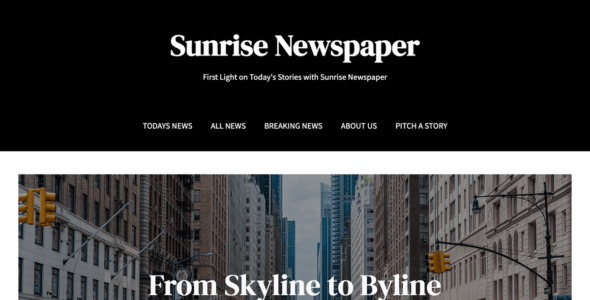 Minimalistix Newspaper (WordPress)