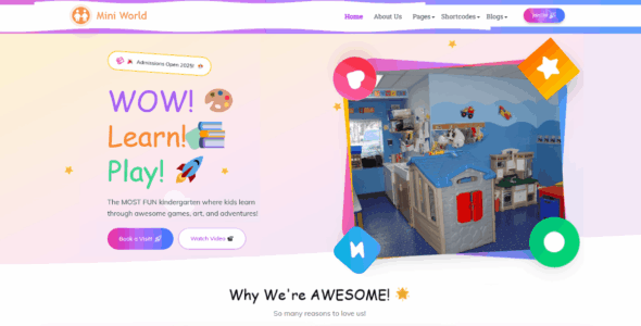 Miniworld Kindergarten (WordPress)