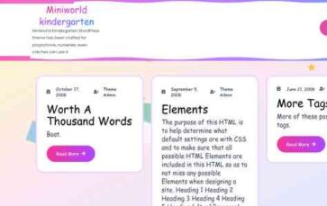 Miniworld Kindergarten (screenshot desktop)