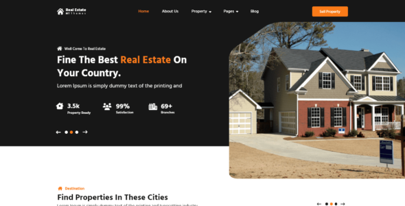 Mizan Real Estate (WordPress)