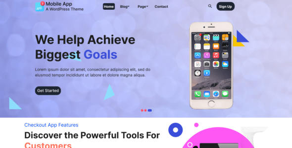 Mobile App Launch (WordPress)